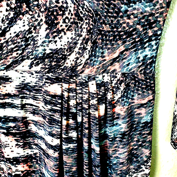 BCBGMaxazria Faux Wrap Sheath Dress S - Picture 5 of 7